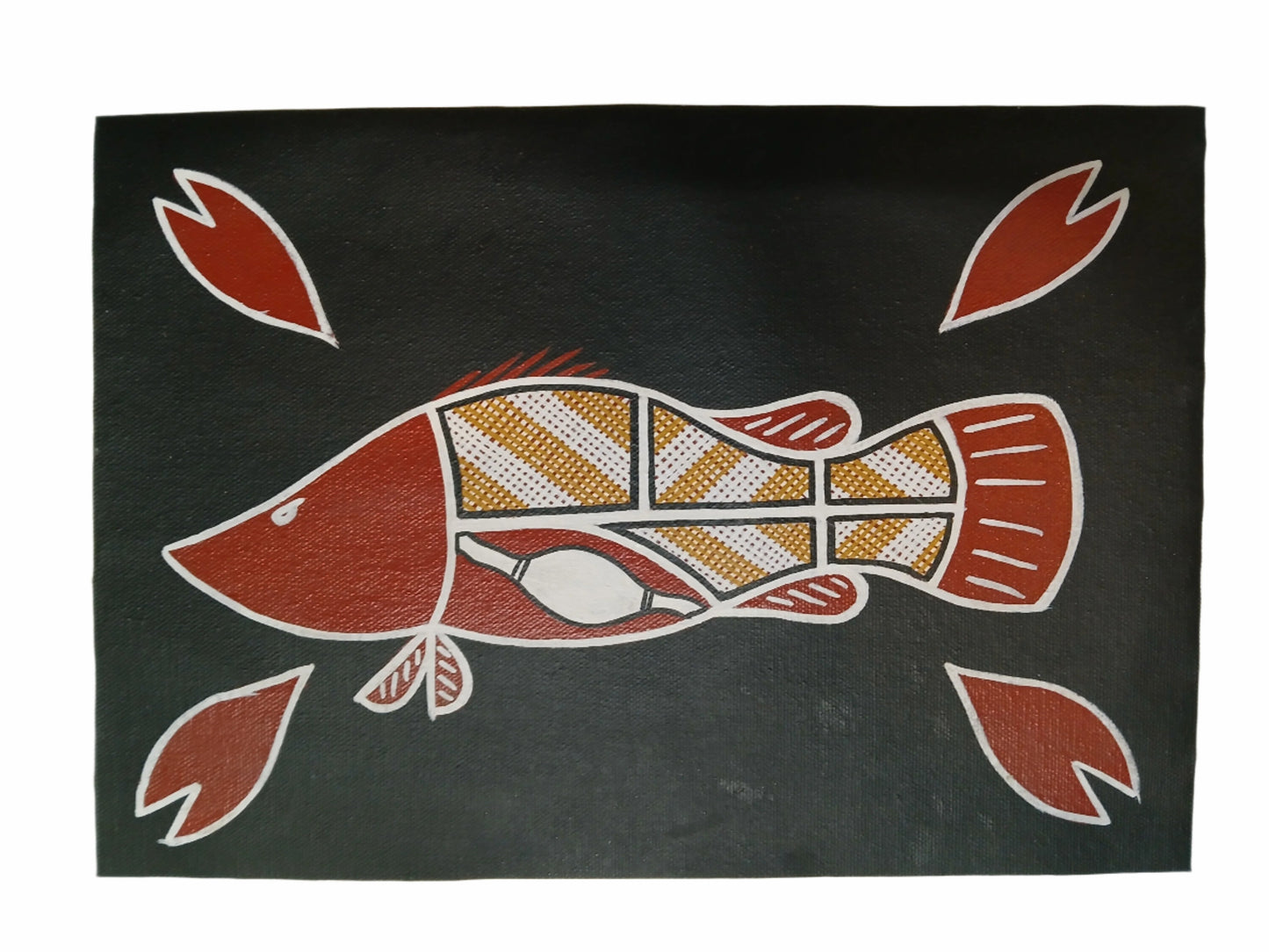 Authentic Aboriginal Artwork canvas, Kakadu National Park.