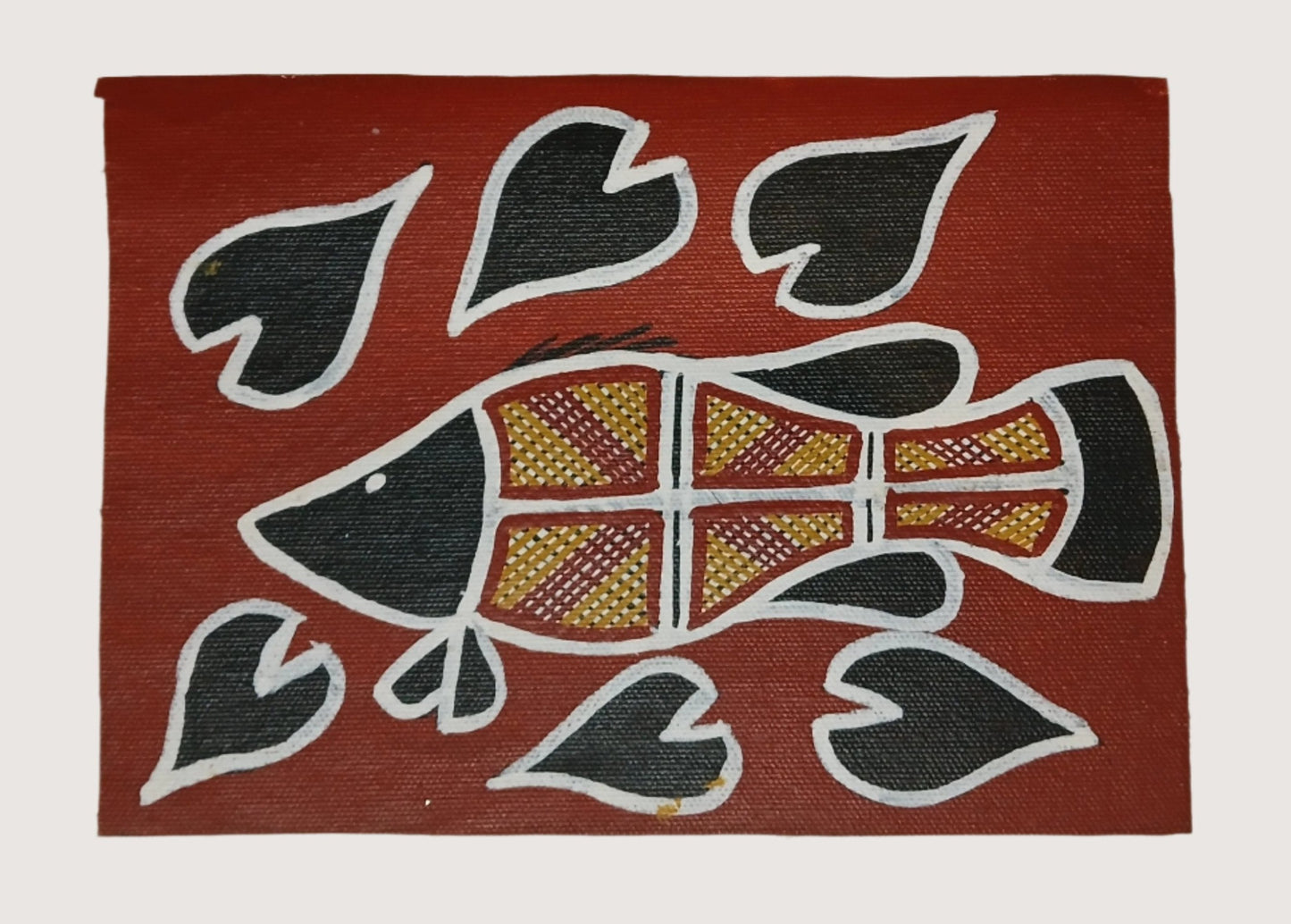 Authentic Aboriginal Artwork canvas, Kakadu National Park.