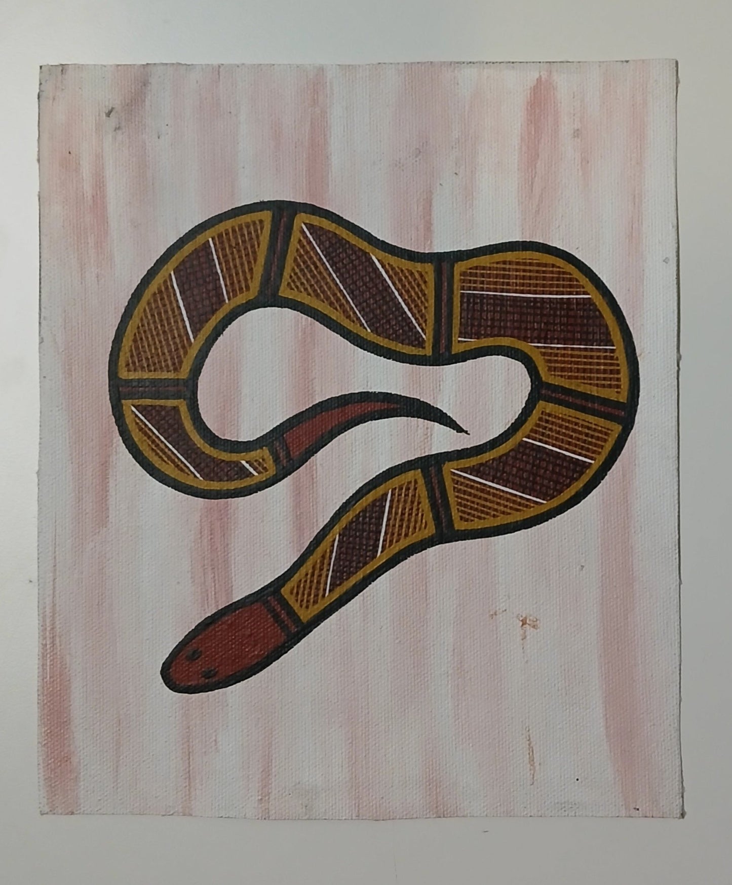 Authentic Aboriginal Artwork canvas, Kakadu National Park.