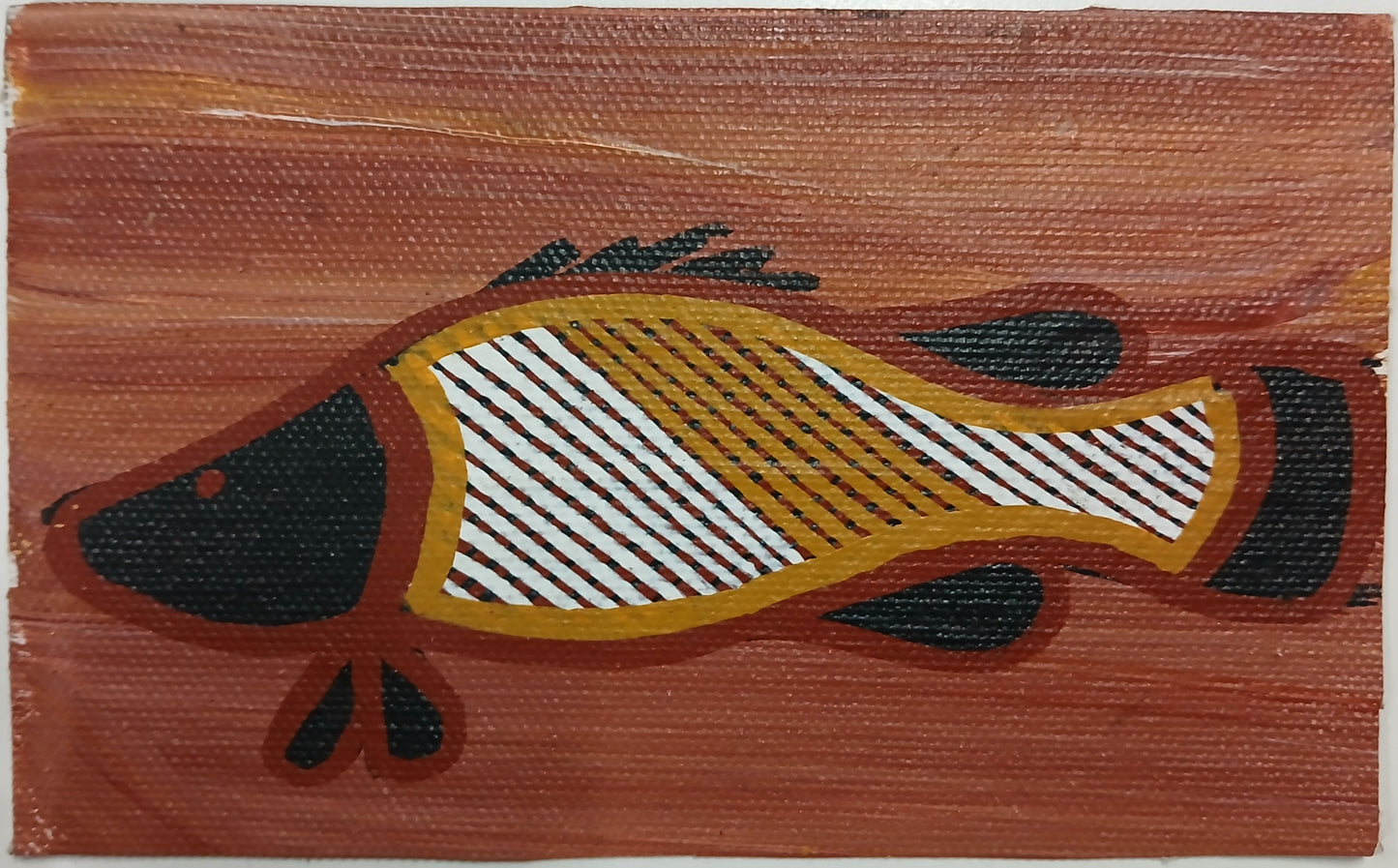 Authentic Aboriginal Artwork canvas, Kakadu National Park.