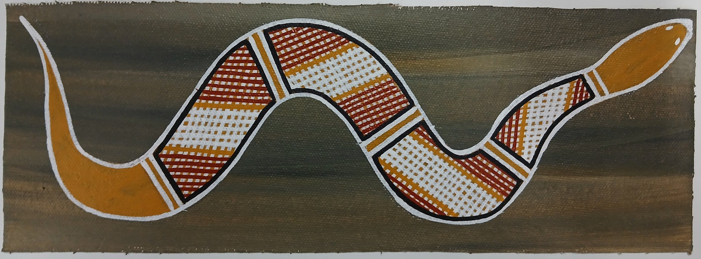 Authentic Aboriginal Artwork canvas, Kakadu National Park.