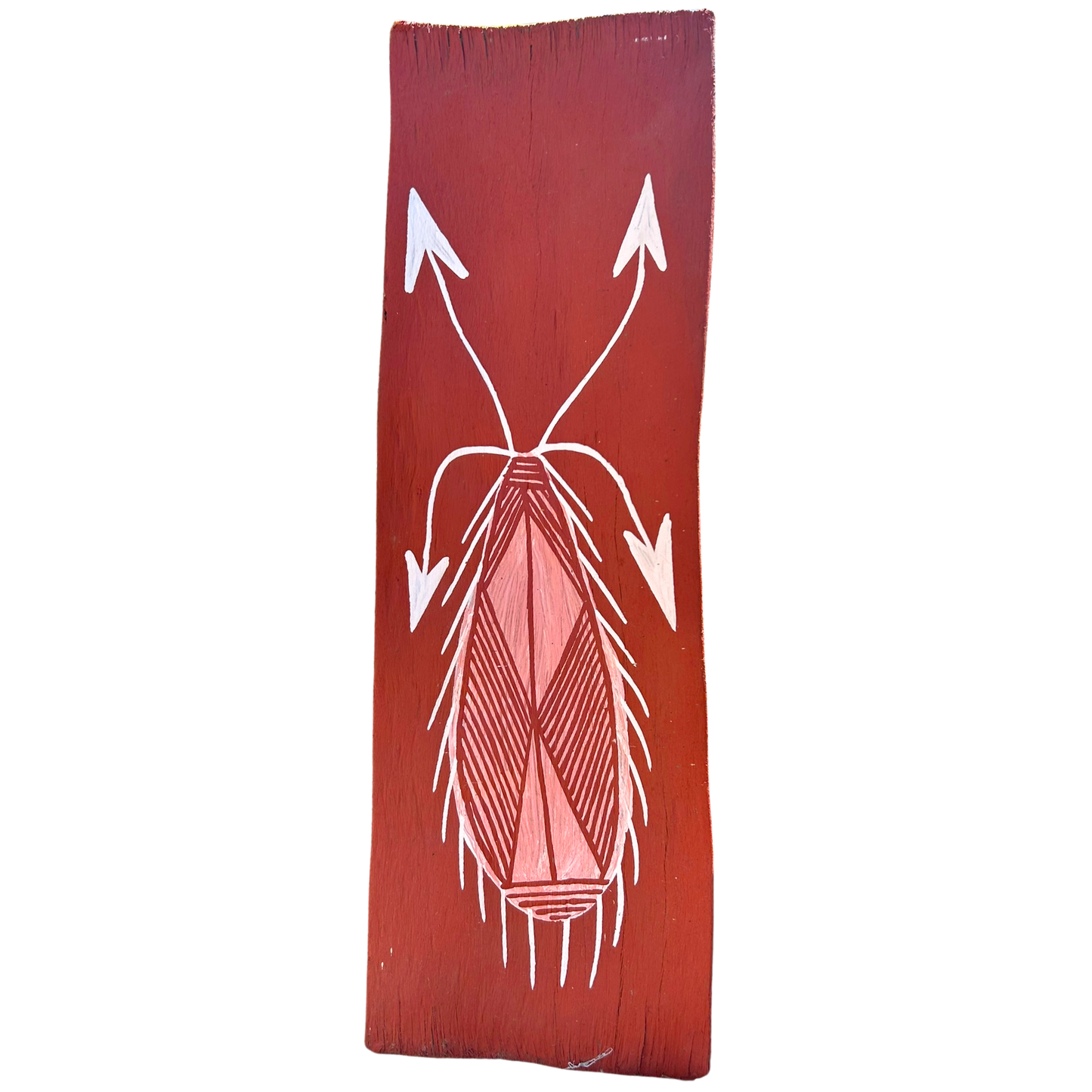 Authentic Aboriginal Bark painting by Bininj Artist of Kakadu National Park