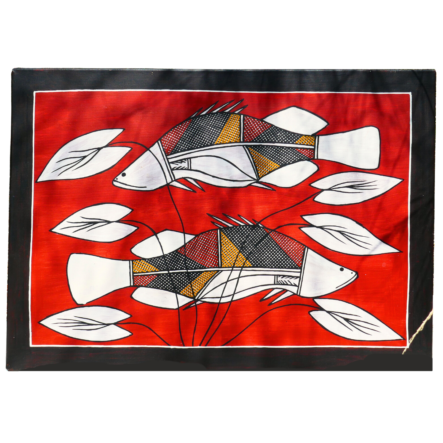 Authentic Aboriginal Artwork by Kieren Bulliwana artist of Kakadu National Park