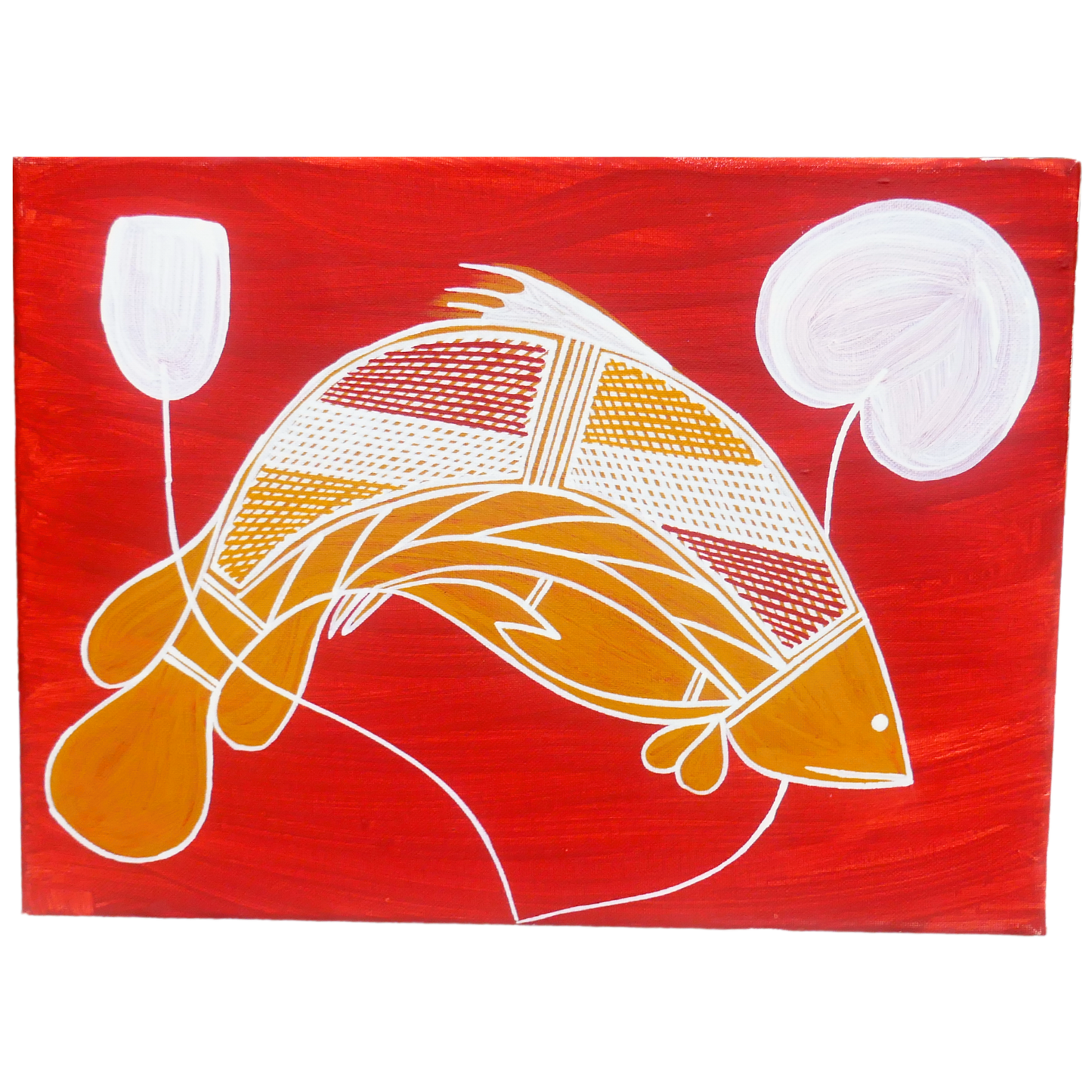 Authentic Aboriginal Artwork canvas, Kakadu National Park.