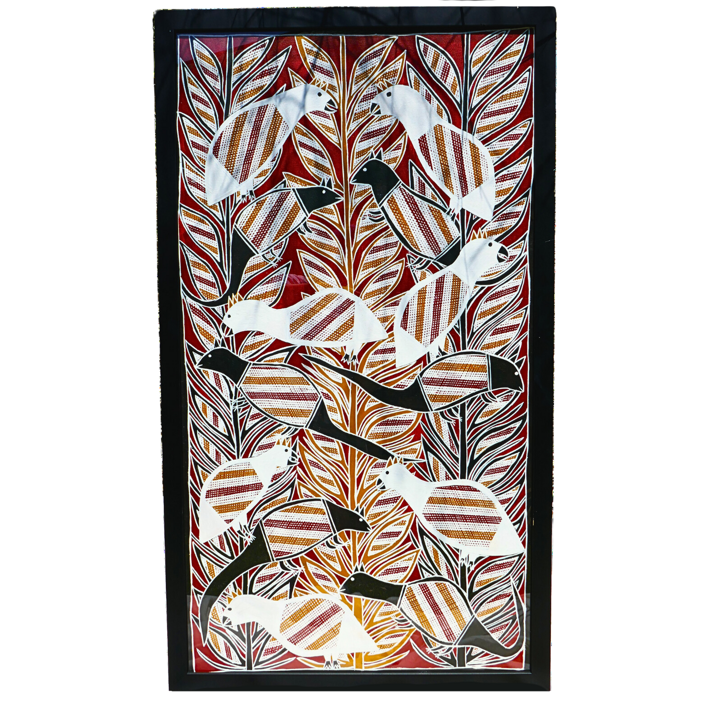 Authentic Aboriginal Framed Artwork, Kakadu National Park.