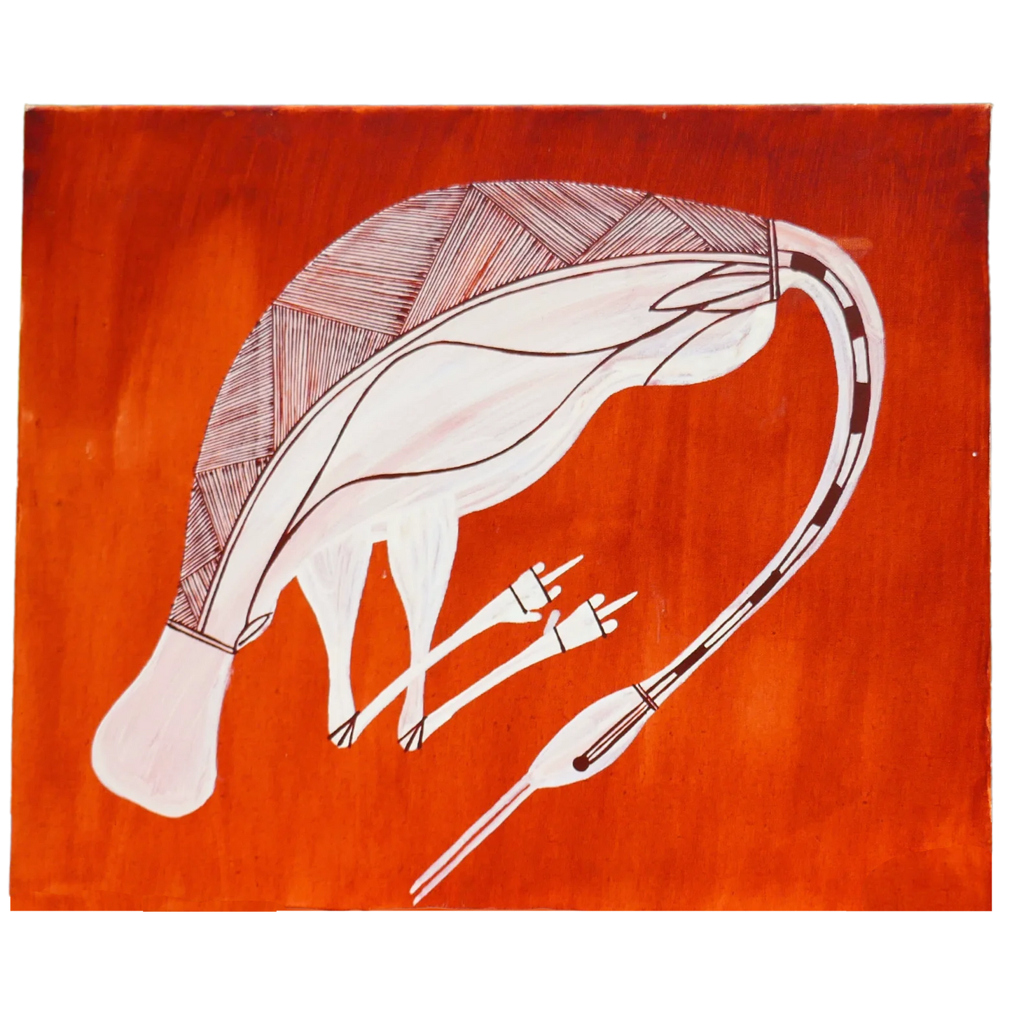 Authentic Aboriginal Artwork canvas, Kakadu National Park.