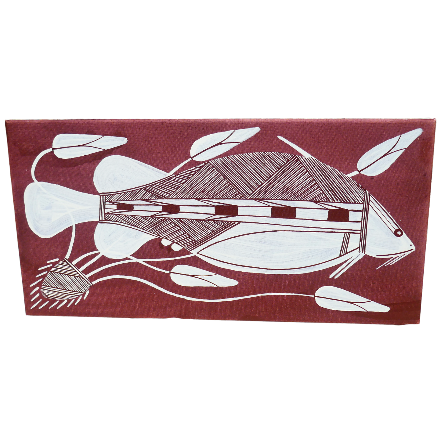Authentic Aboriginal Artwork canvas, Kakadu National Park.