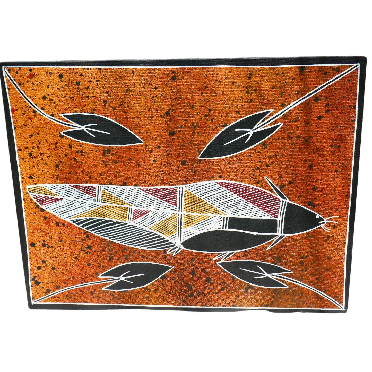Authentic Aboriginal Artwork canvas, Kakadu National Park.