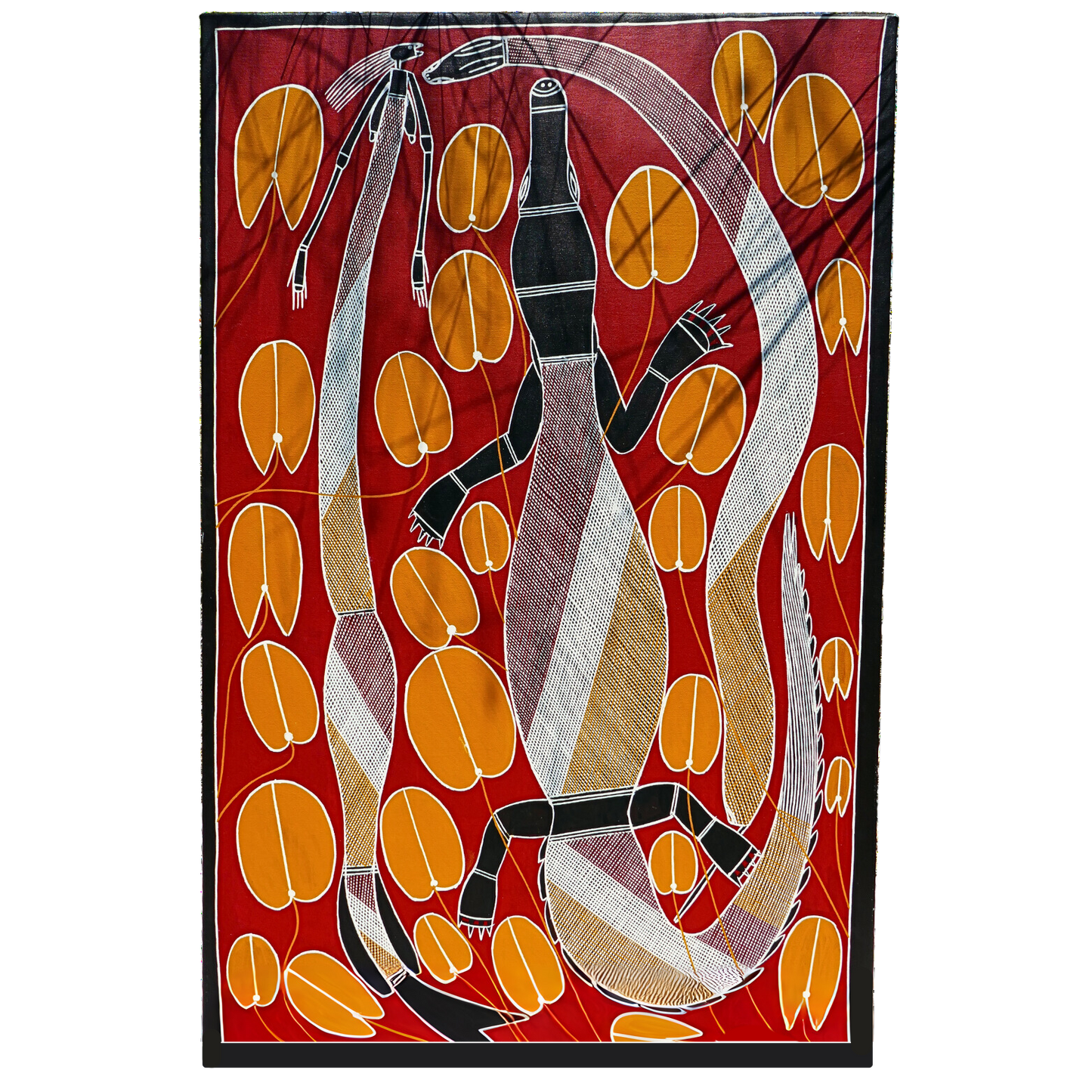 Authentic Aboriginal artwork by Bininj artist of Kakadu National Park