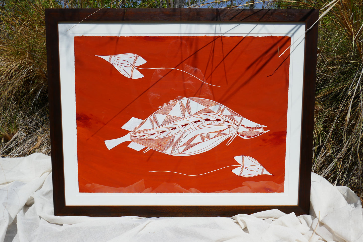 Authentic Aboriginal Artwork by Ivan Namarnyilk, Kakadu National Park