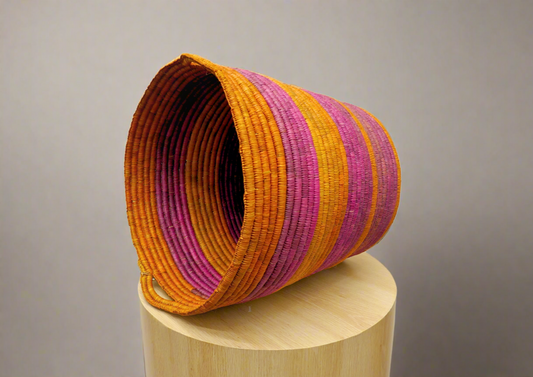 Authentic Aboriginal Pandanus grass weaving done by Daluk (women) of Kakadu.