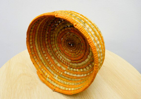 Authentic Aboriginal Pandanus grass weaving done by Daluk (women) of Kakadu.