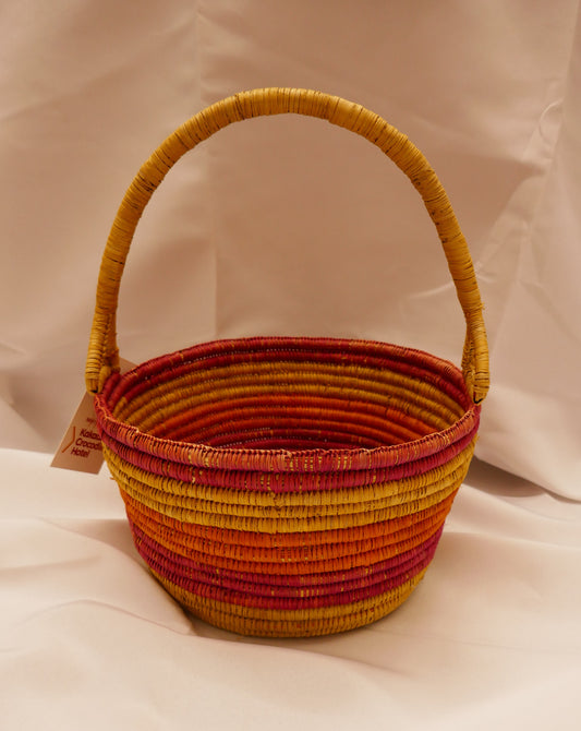 Authentic Aboriginal Pandanus grass weaving done by Daluk (women) of Kakadu.