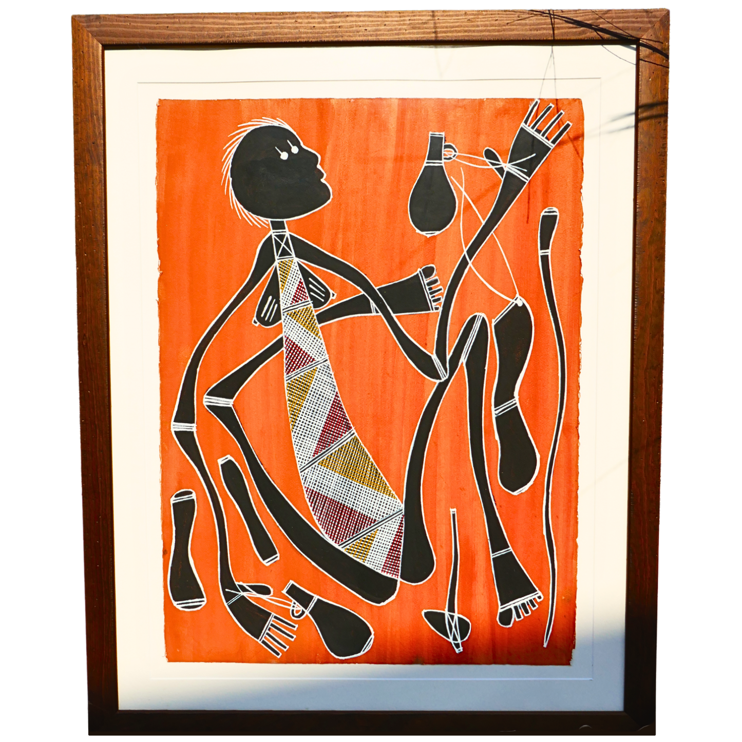 Authentic Aboriginal Artwork canvas, Kakadu National Park.