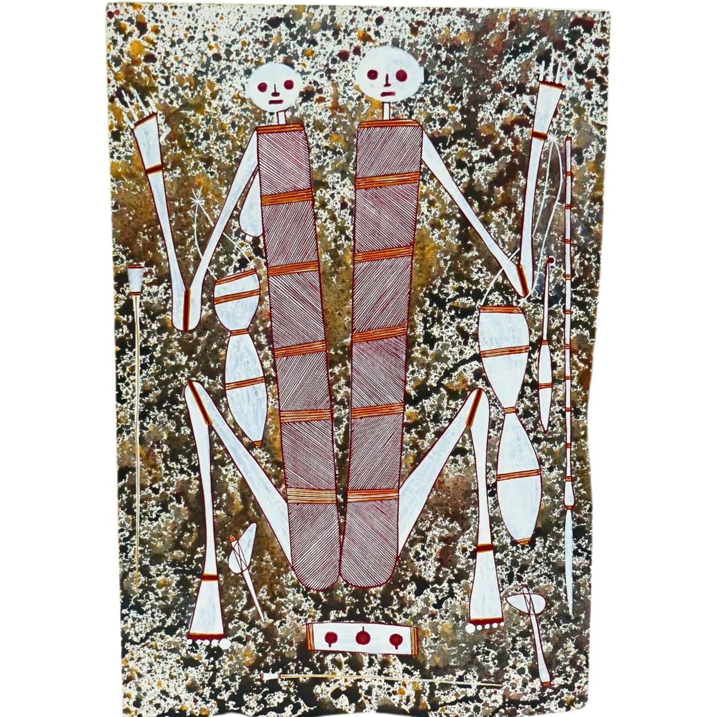 Authentic Aboriginal Artwork canvas, Kakadu National Park.