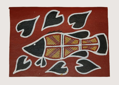 Authentic Aboriginal Artwork canvas, Kakadu National Park.