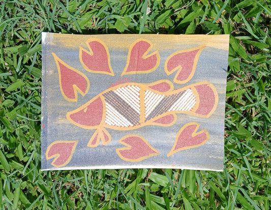 Authentic Aboriginal Artwork canvas, Kakadu National Park.