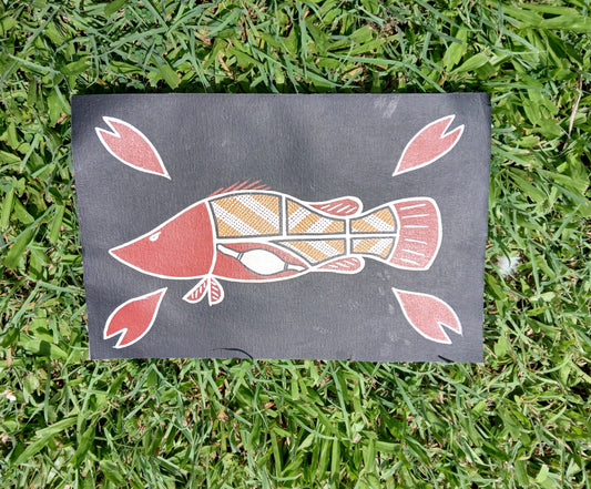 Authentic Aboriginal Artwork canvas, Kakadu National Park.