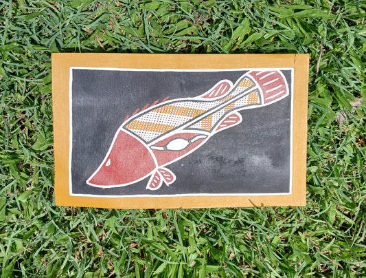 Authentic Aboriginal Artwork canvas, Kakadu National Park.