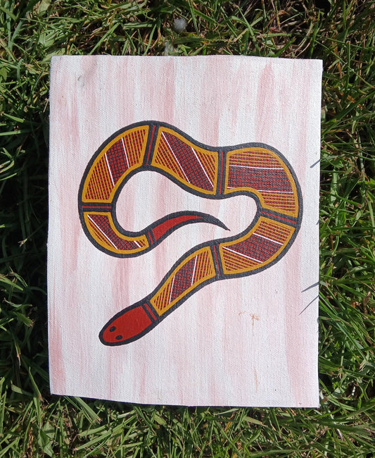 Authentic Aboriginal Artwork canvas, Kakadu National Park.