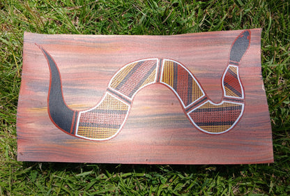 Authentic Aboriginal Artwork canvas, Kakadu National Park.