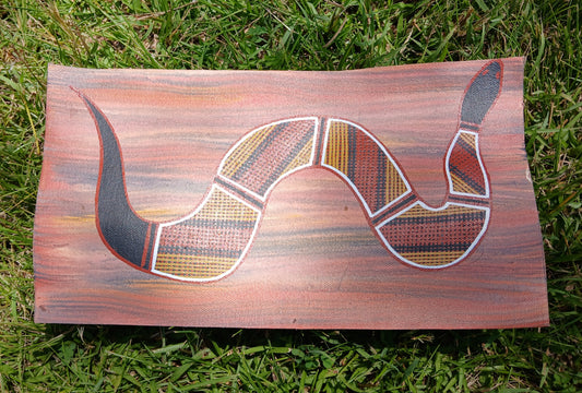 Authentic Aboriginal Artwork canvas, Kakadu National Park.