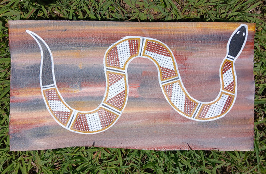 Authentic Aboriginal Artwork canvas, Kakadu National Park