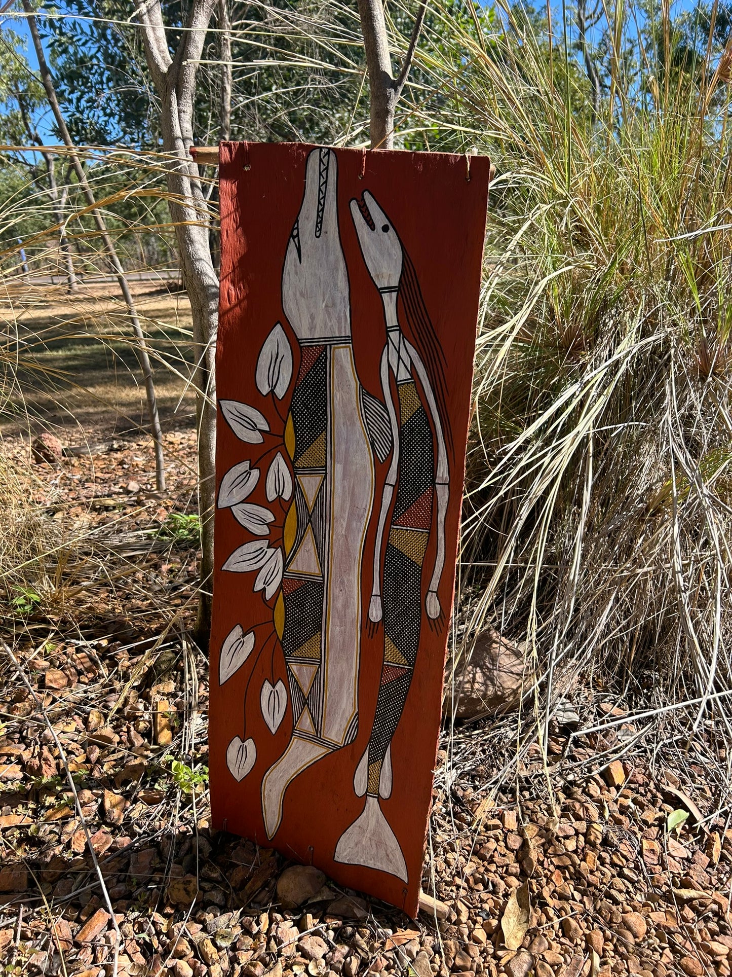 Authentic Aboriginal Artwork by Bininj Artist of Kakadu National Park